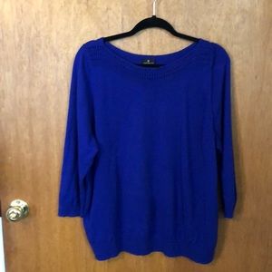 Royal blue sweater from JCPenney